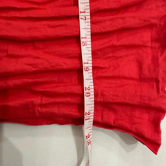 Nicole Miller Atelier Coral Pink Satin Tight Pencil Skirt Ruched Size 6 Holiday - Picture 8 of 8